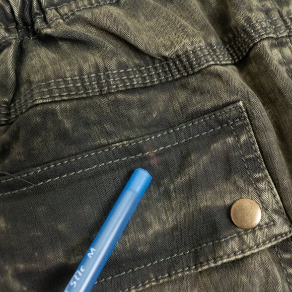 Free People We The Free Can't Compare Slouch Pants Green - Picture 14 of 14